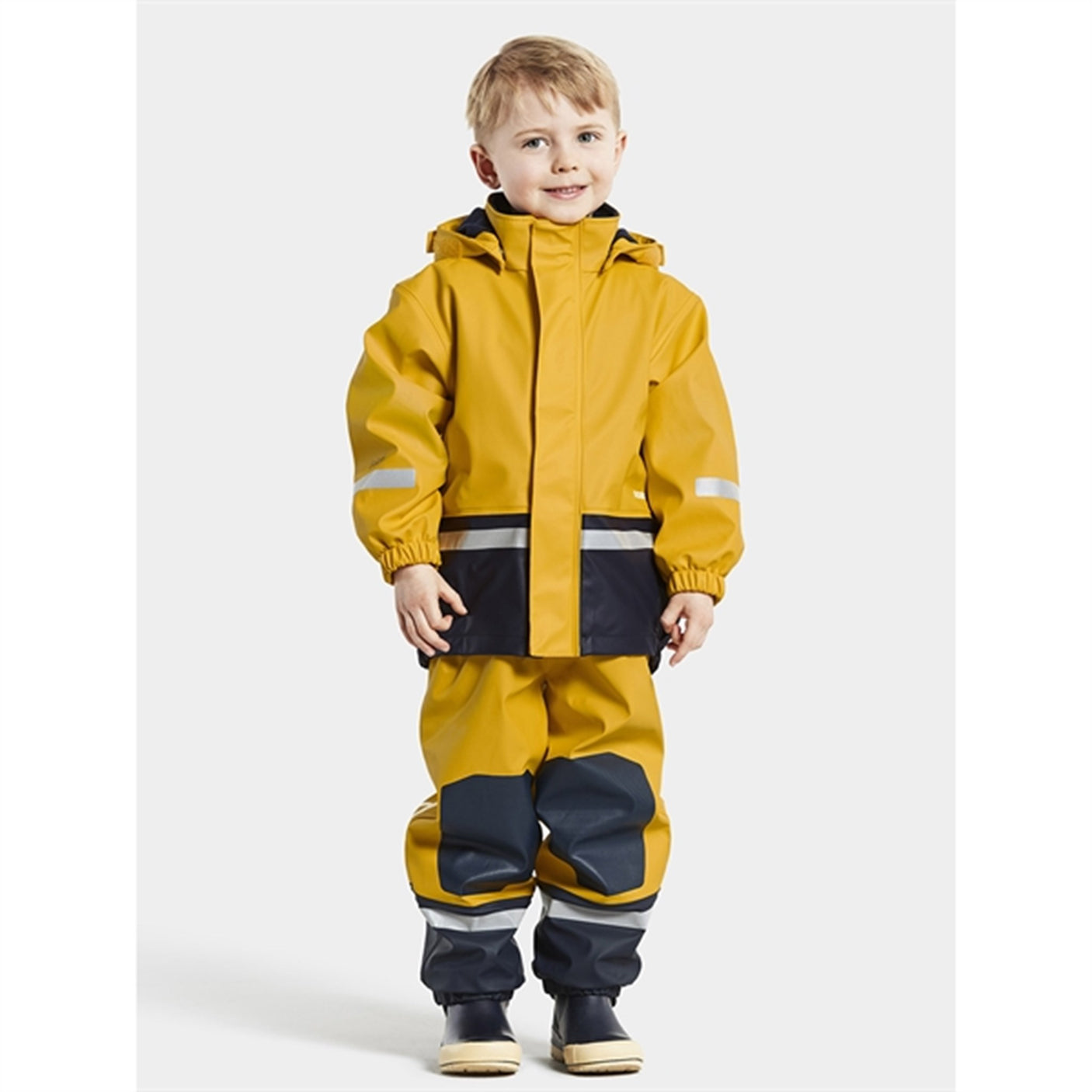 Didriksons Boardman Kids Oat Yellow Rain Set