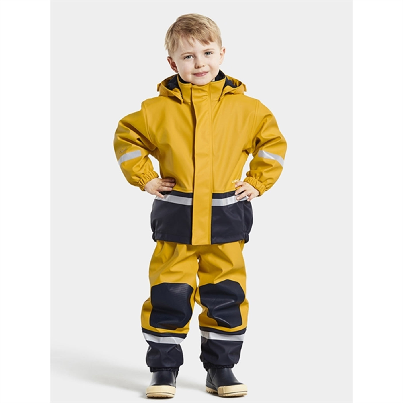 Didriksons Boardman Kids Oat Yellow Rain Set