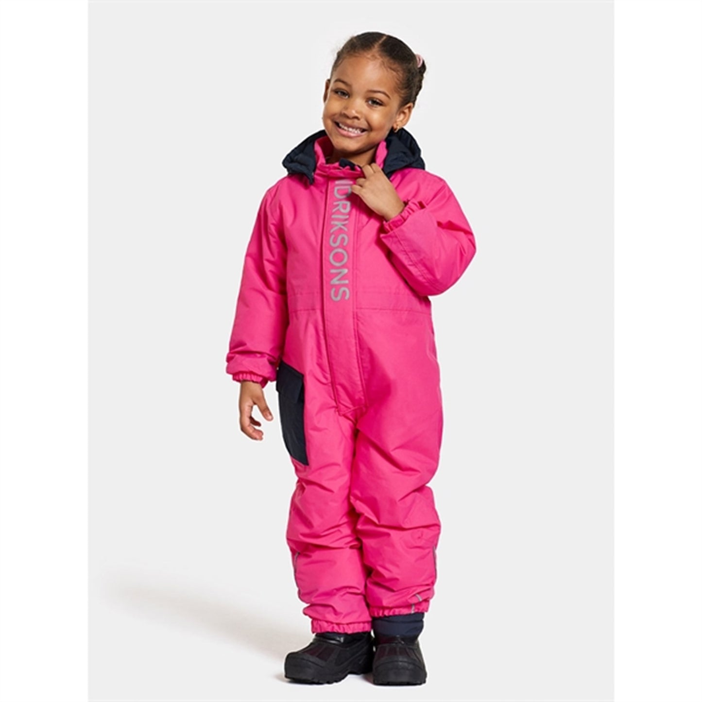Didriksons True Pink Rio Kids Cover 2 Coverall