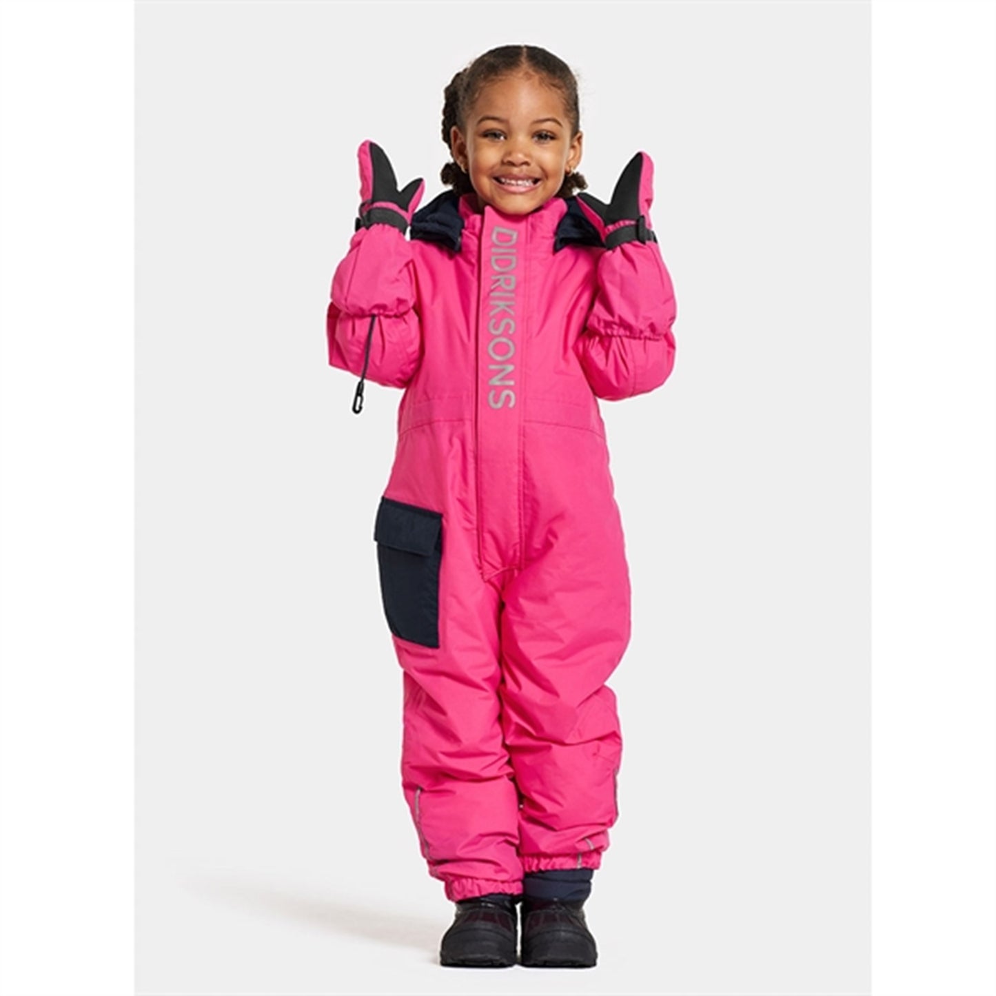 Didriksons True Pink Rio Kids Cover 2 Coverall