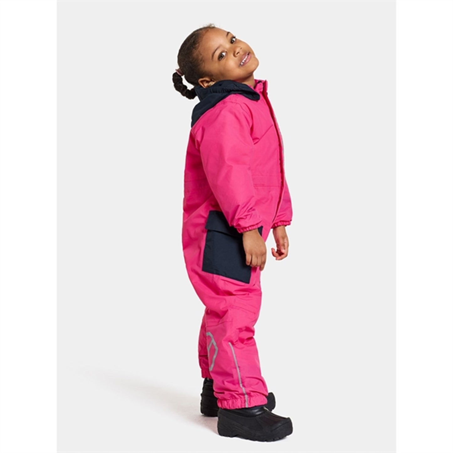 Didriksons True Pink Rio Kids Cover 2 Coverall