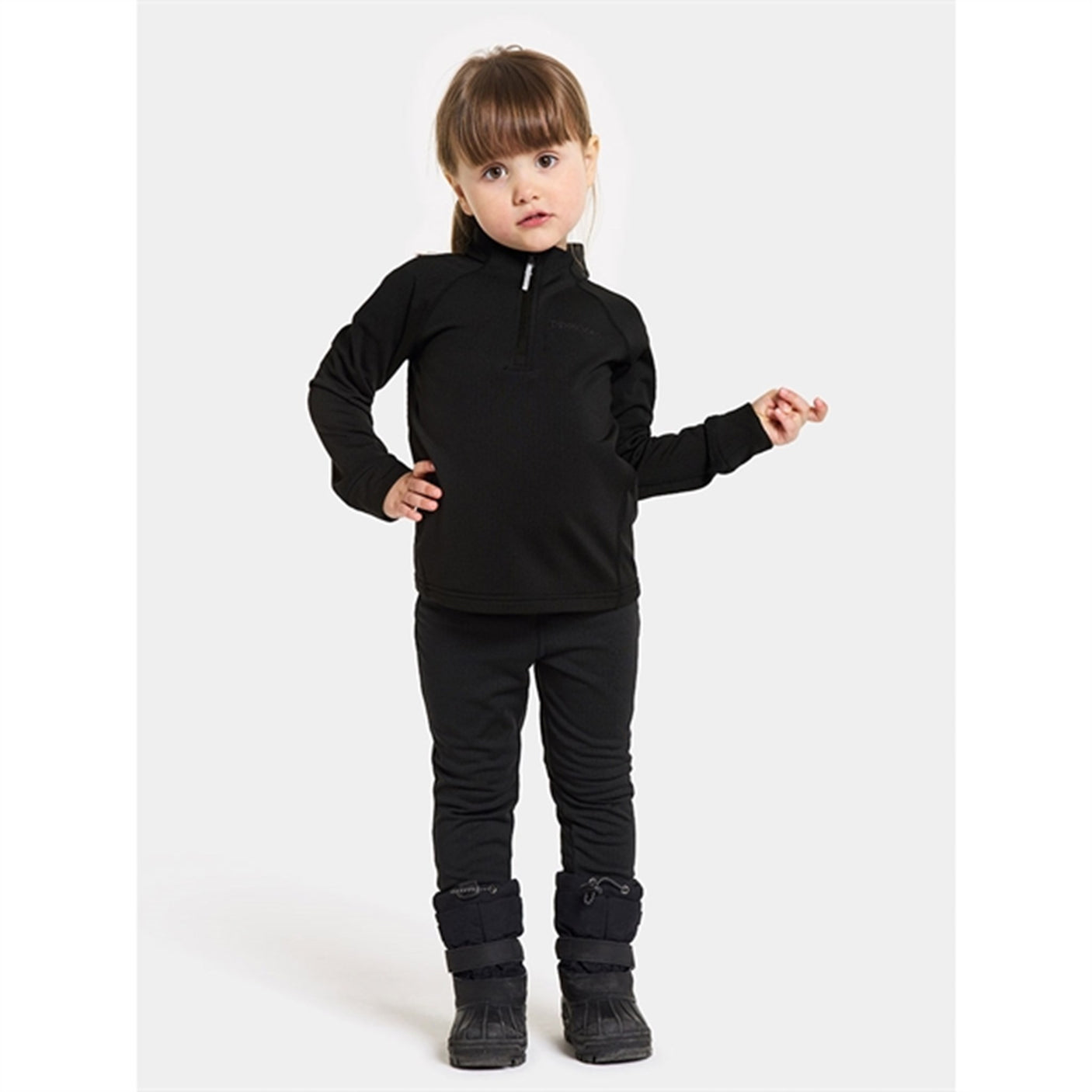 Didriksons Black Jadis Kids Fleece Set 5