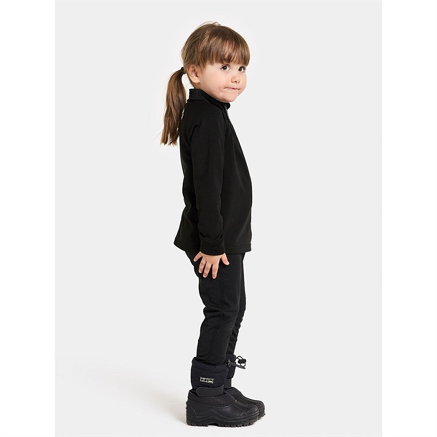 Didriksons Black Jadis Kids Fleece Set 5