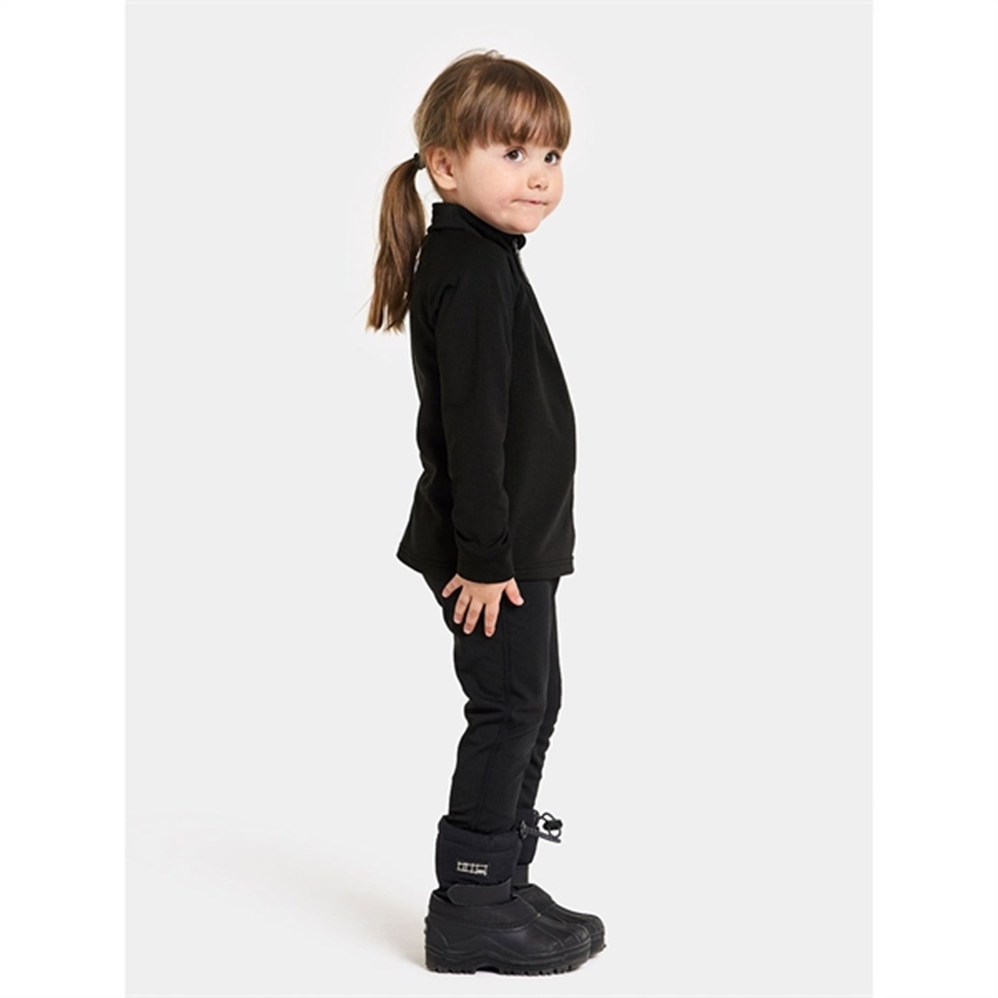 Didriksons Black Jadis Kids Fleece Set 5
