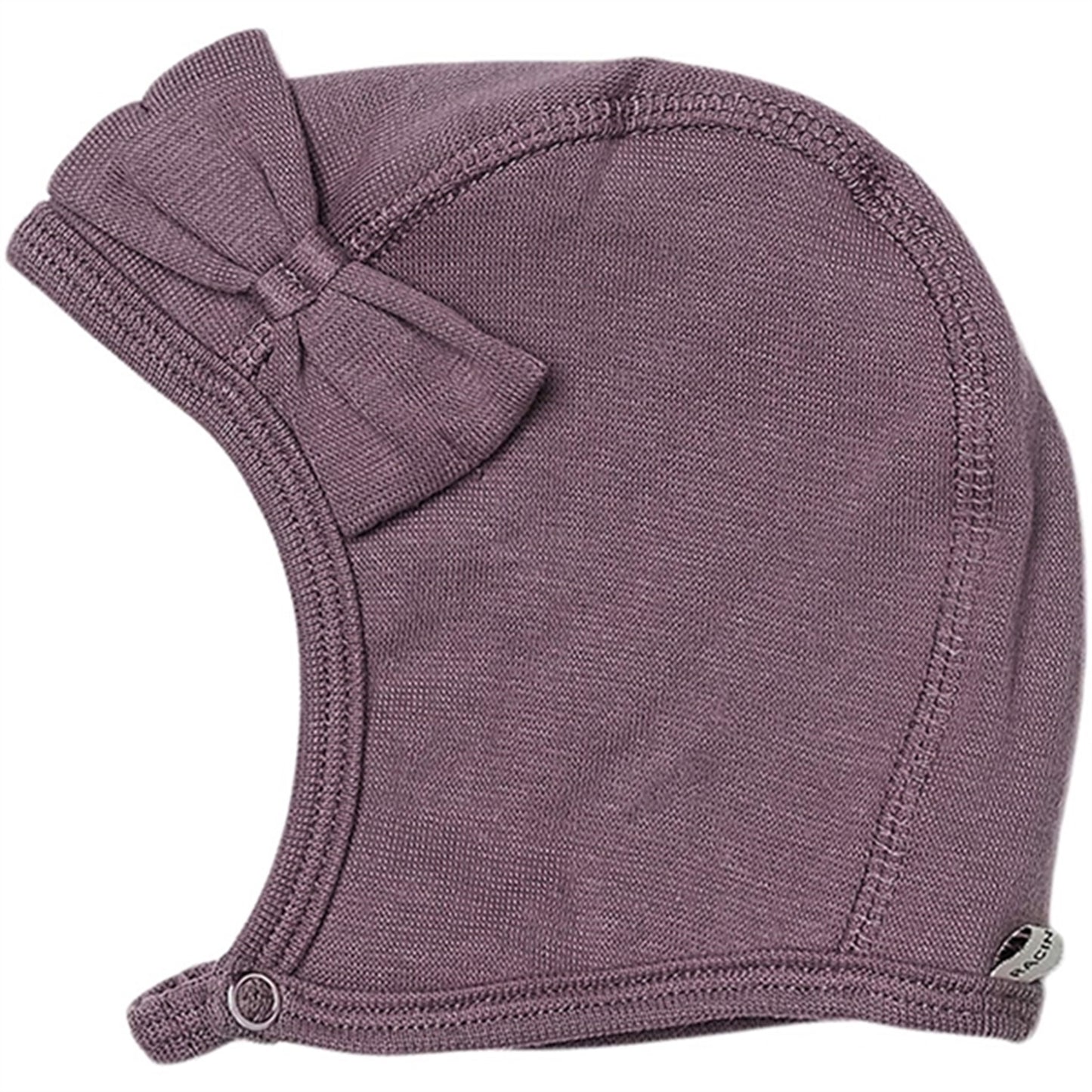 Racing Kids Baby Hat Bow Dusty Purple