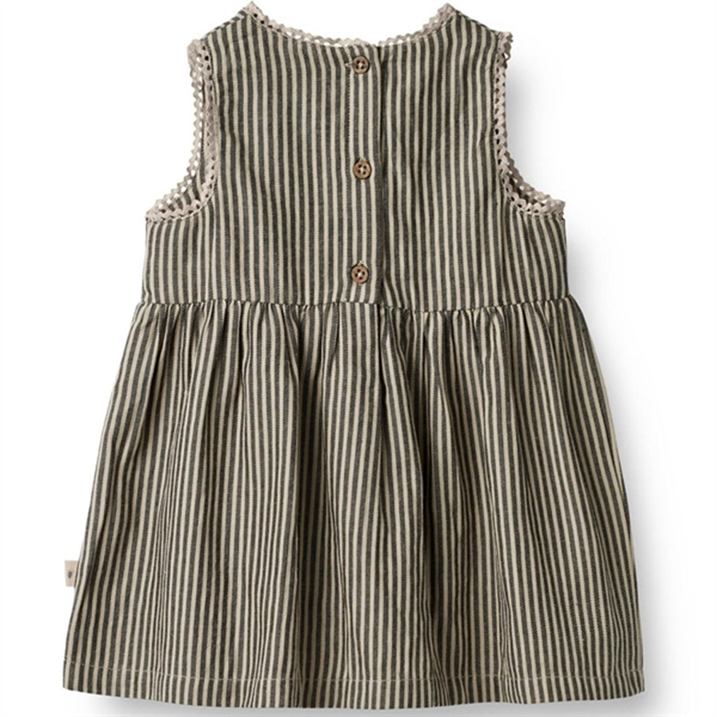 Wheat Black Coal Stripe Dress Kirsten