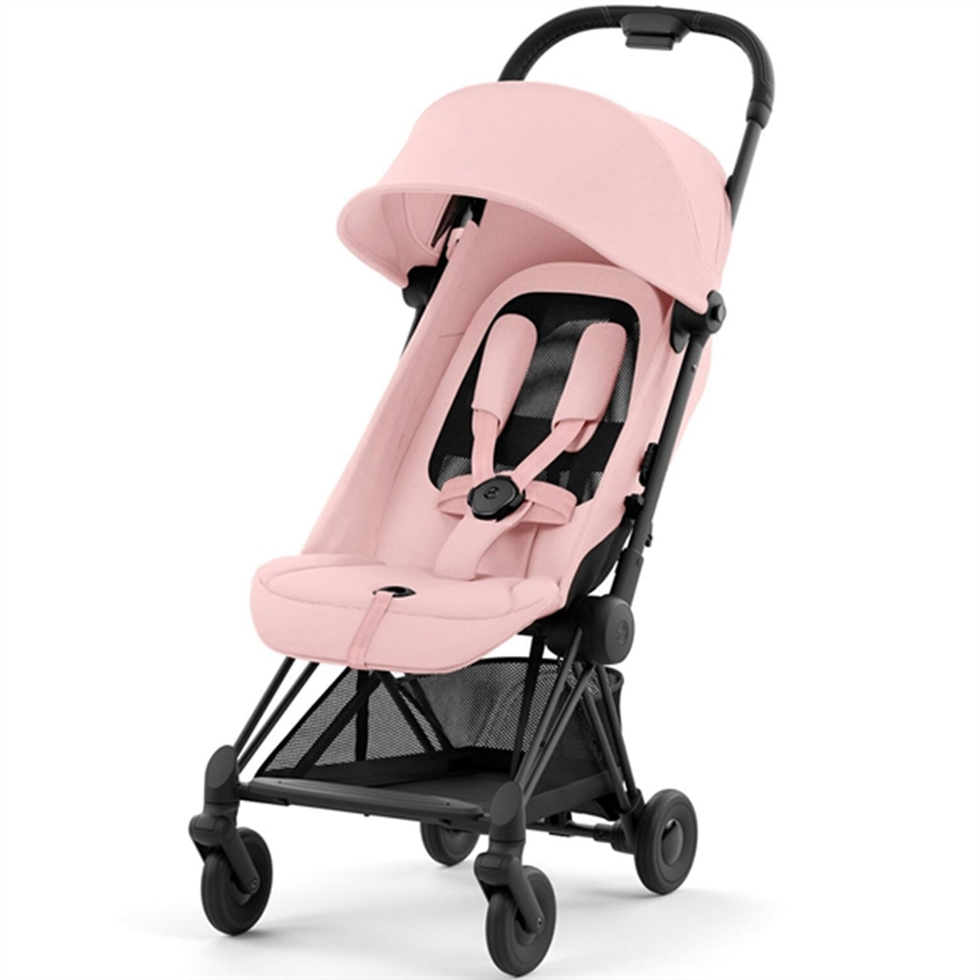 Cybex Coya Stroller Matt Black Peach Pink