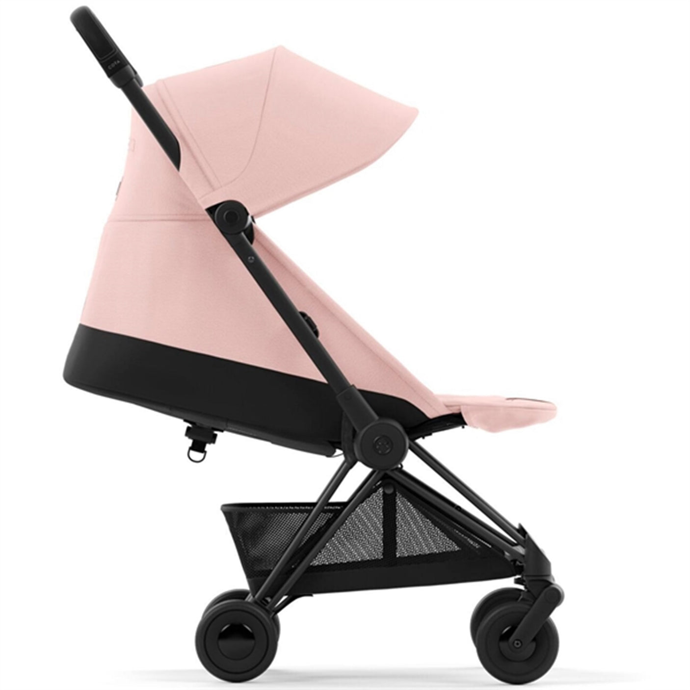 Cybex Coya Stroller Matt Black Peach Pink