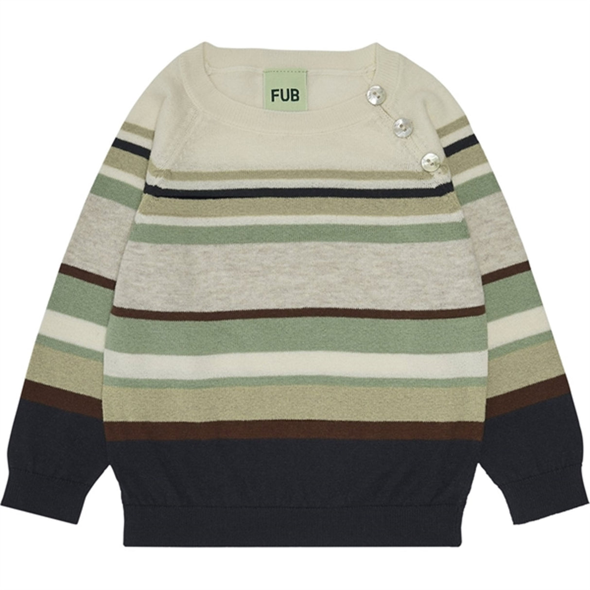 FUB Baby Raglan Blouse Leaf