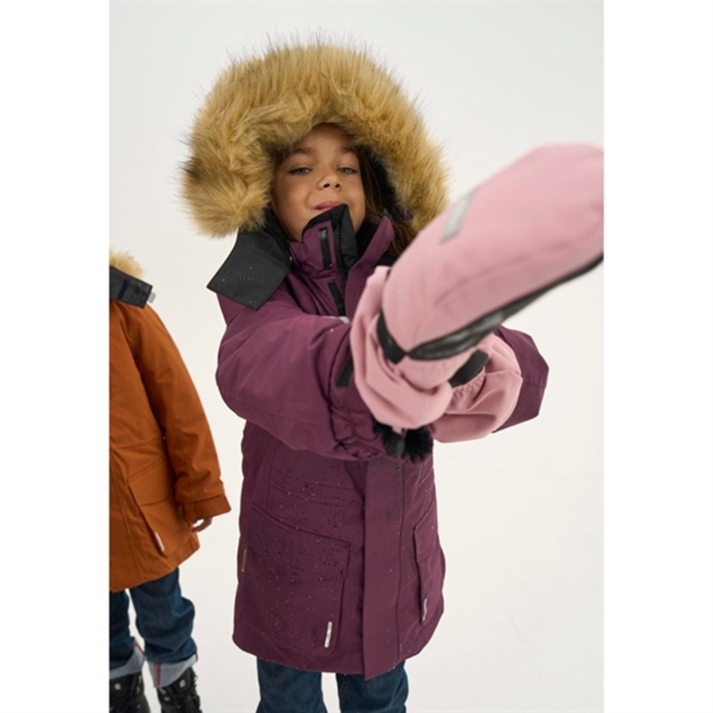 Reima Reimatec Mittens Ote Grey Pink