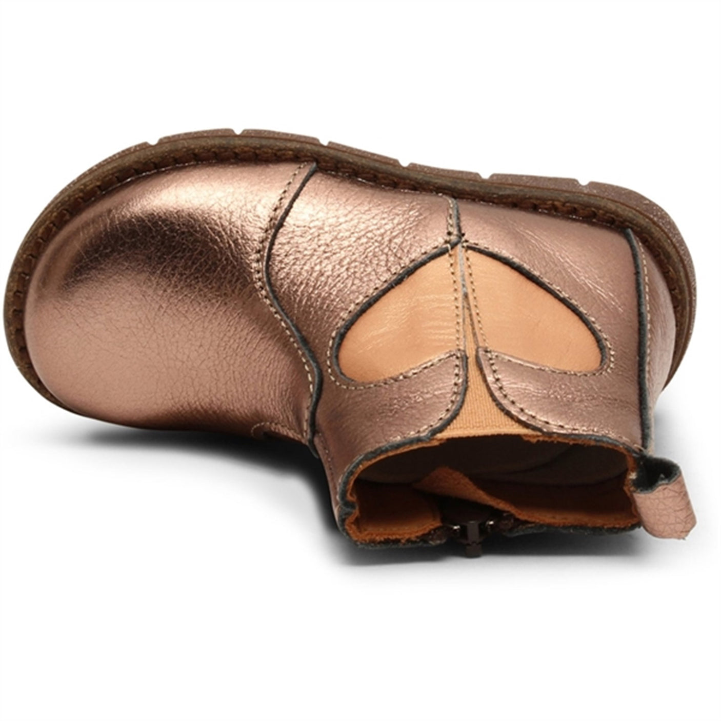 Bisgaard Maggie Boots Platin Crackle