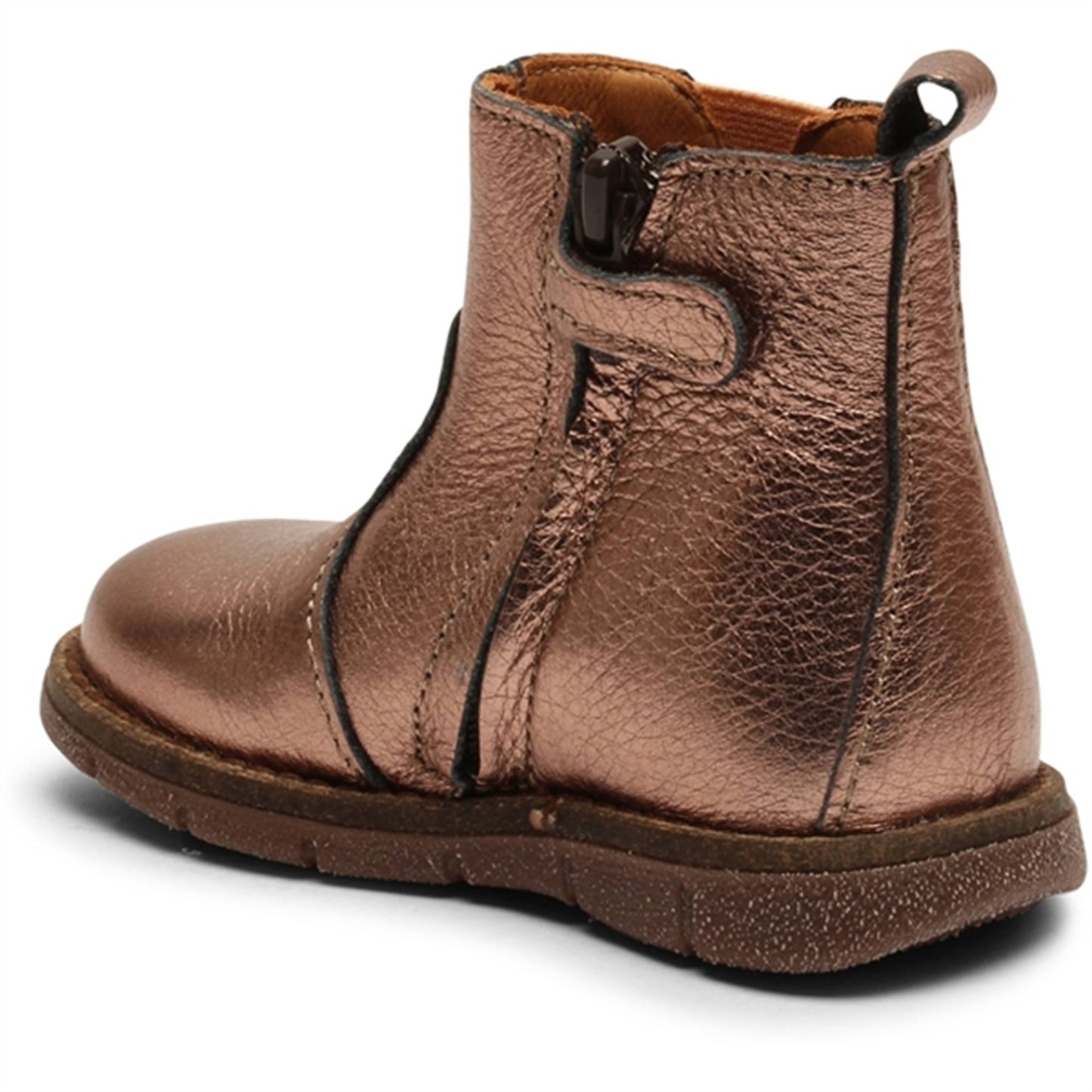 Bisgaard Maggie Boots Platin Crackle