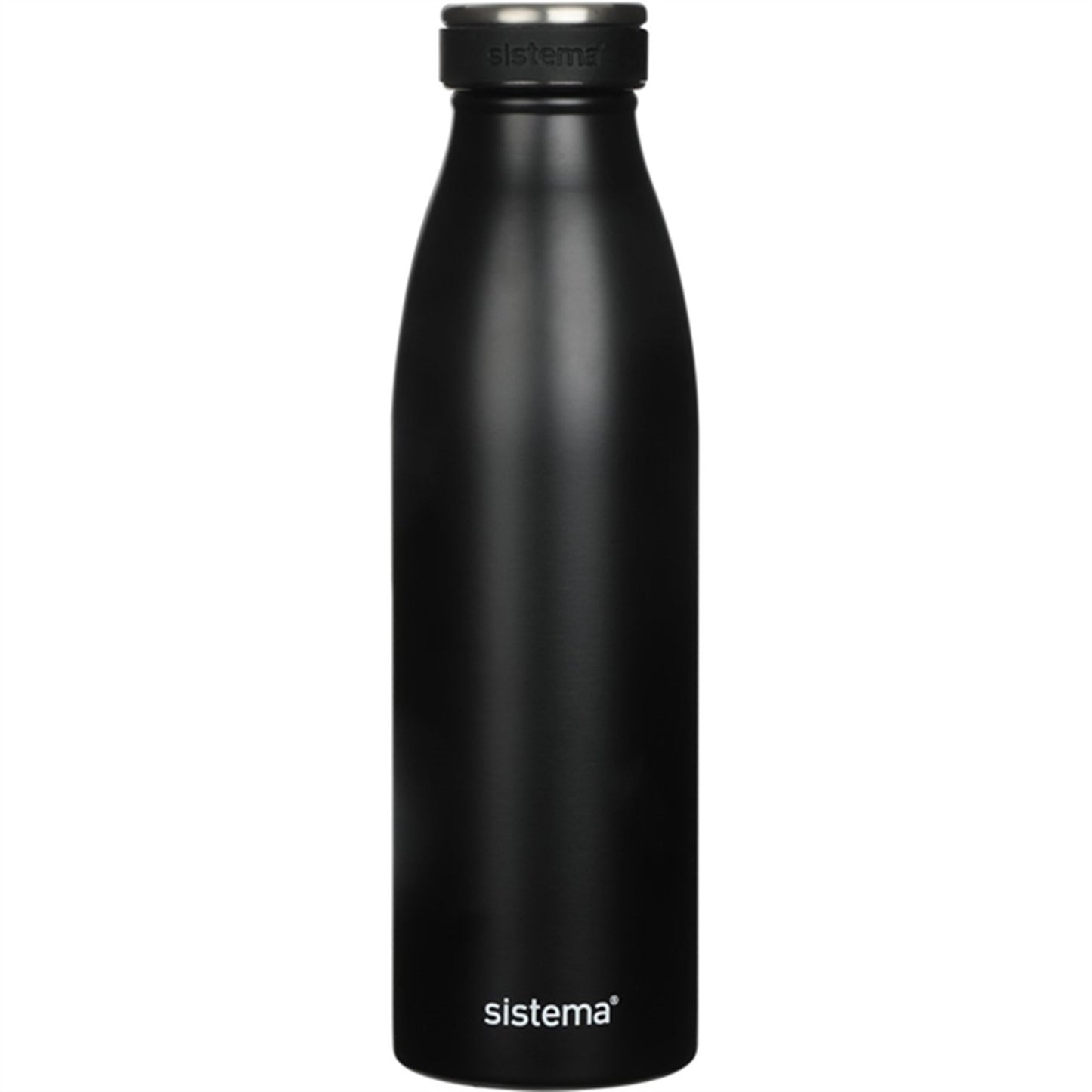Sistema Stainless Steel Drink Bottle 500 ml Black