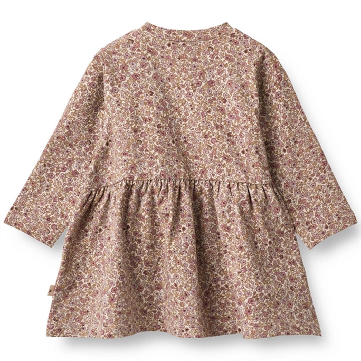 Wheat Grey Rose Flowers Sessa Jersey Dress