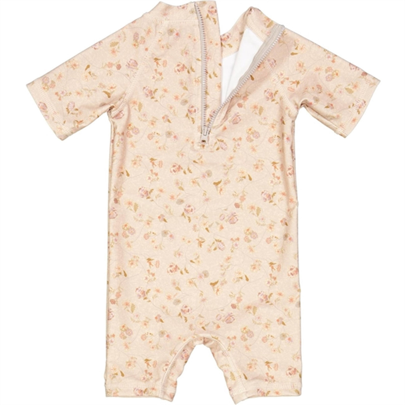 Wheat Purple Poppy Flowers Cas Swimsuit