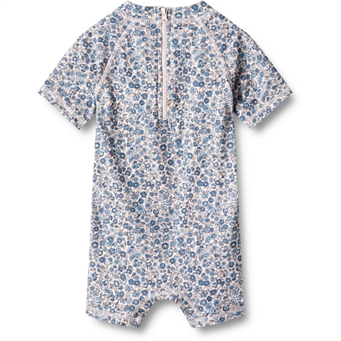 Wheat Blue Flower Meadow Swimsuit Cas