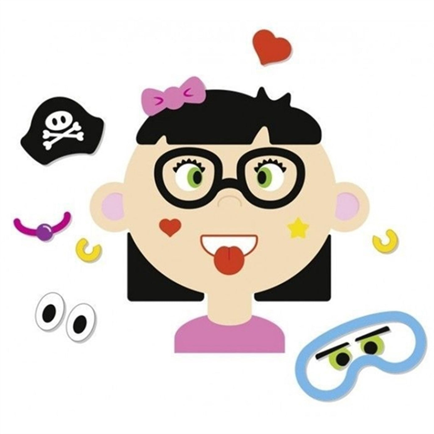 Goki Magnetic Game - Funny Faces 3