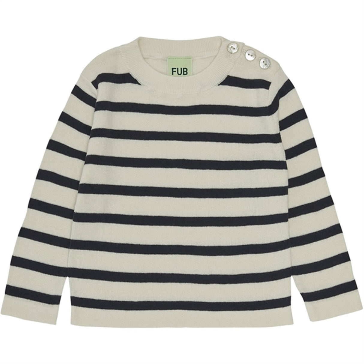 FUB Baby Blouse Ecru/Dark Navy