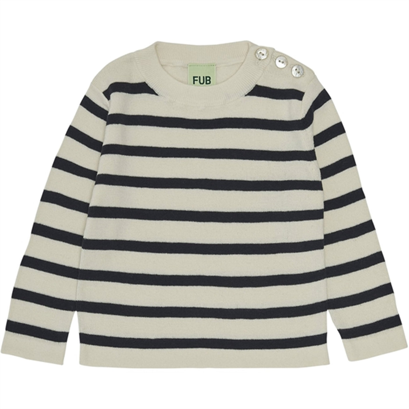 FUB Baby Blouse Ecru/Dark Navy