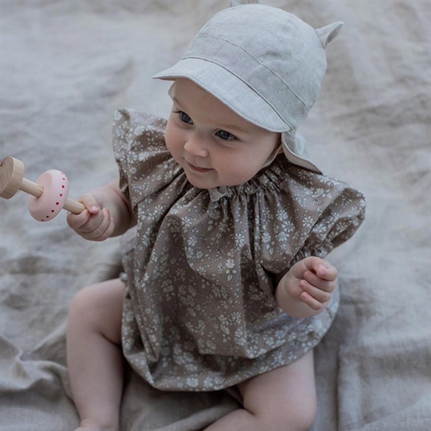 Huttelihut Emily Liberty Romper Capel Camel