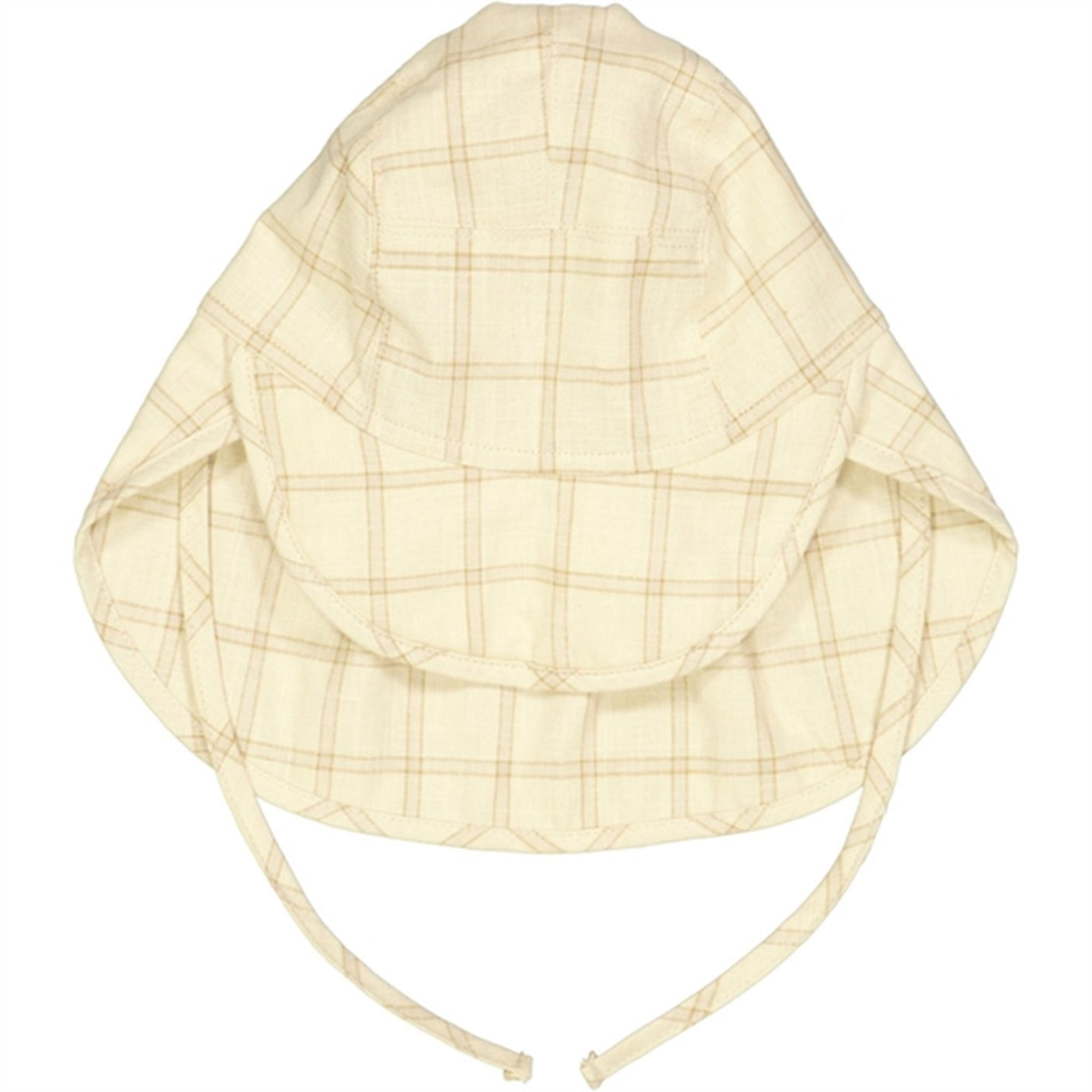 Wheat Buttermilk Check Albert Sun Hat