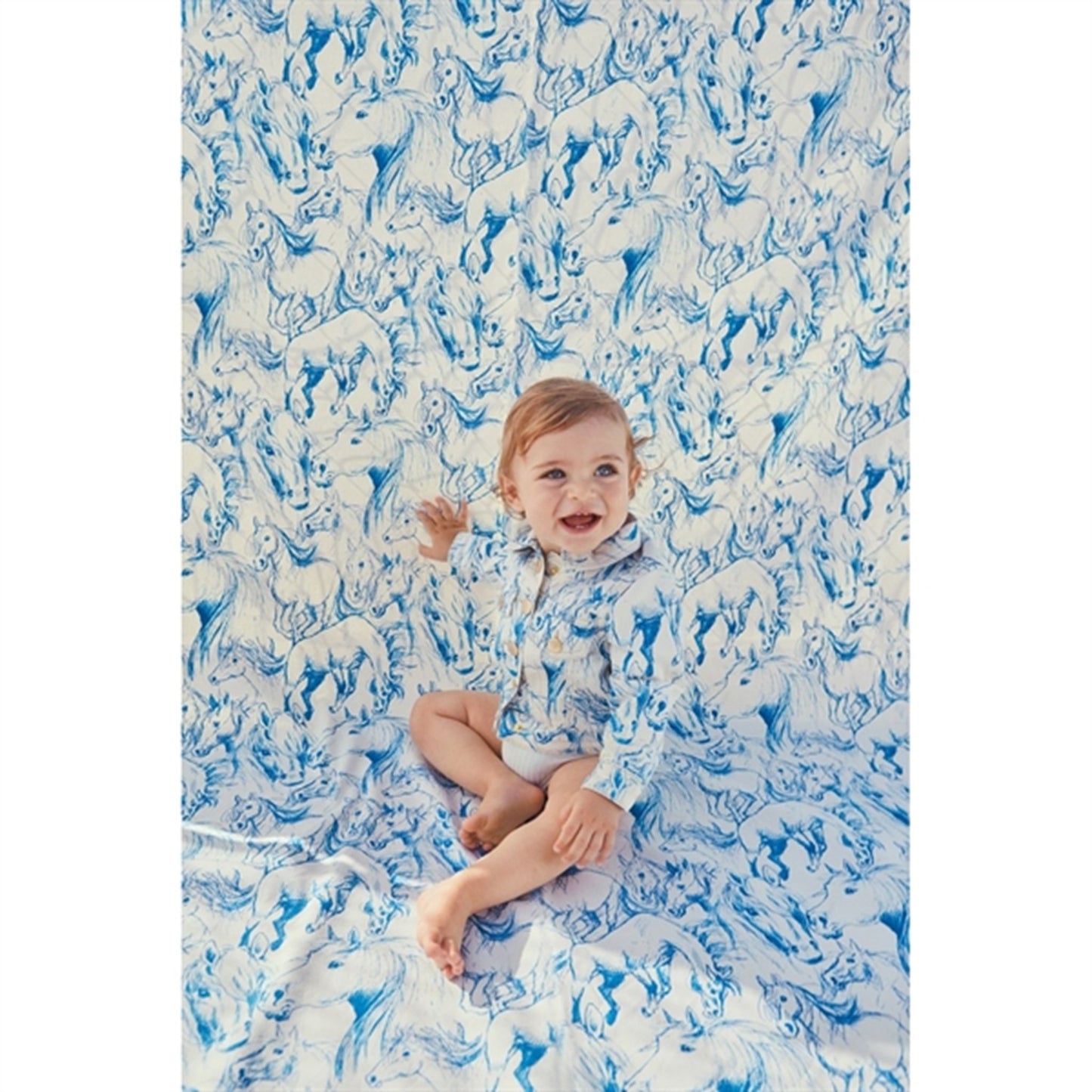 Molo Blue Horses Heidi Jacket