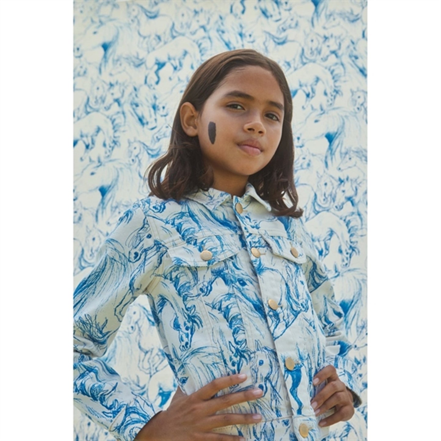 Molo Blue Horses Heidi Jacket