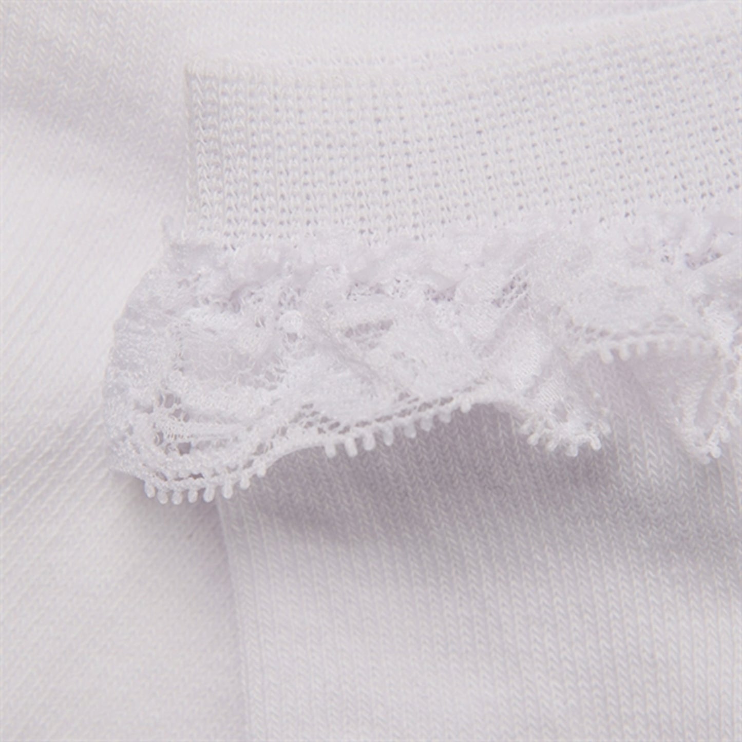 Minymo White Strømper m. Blonde NOOS