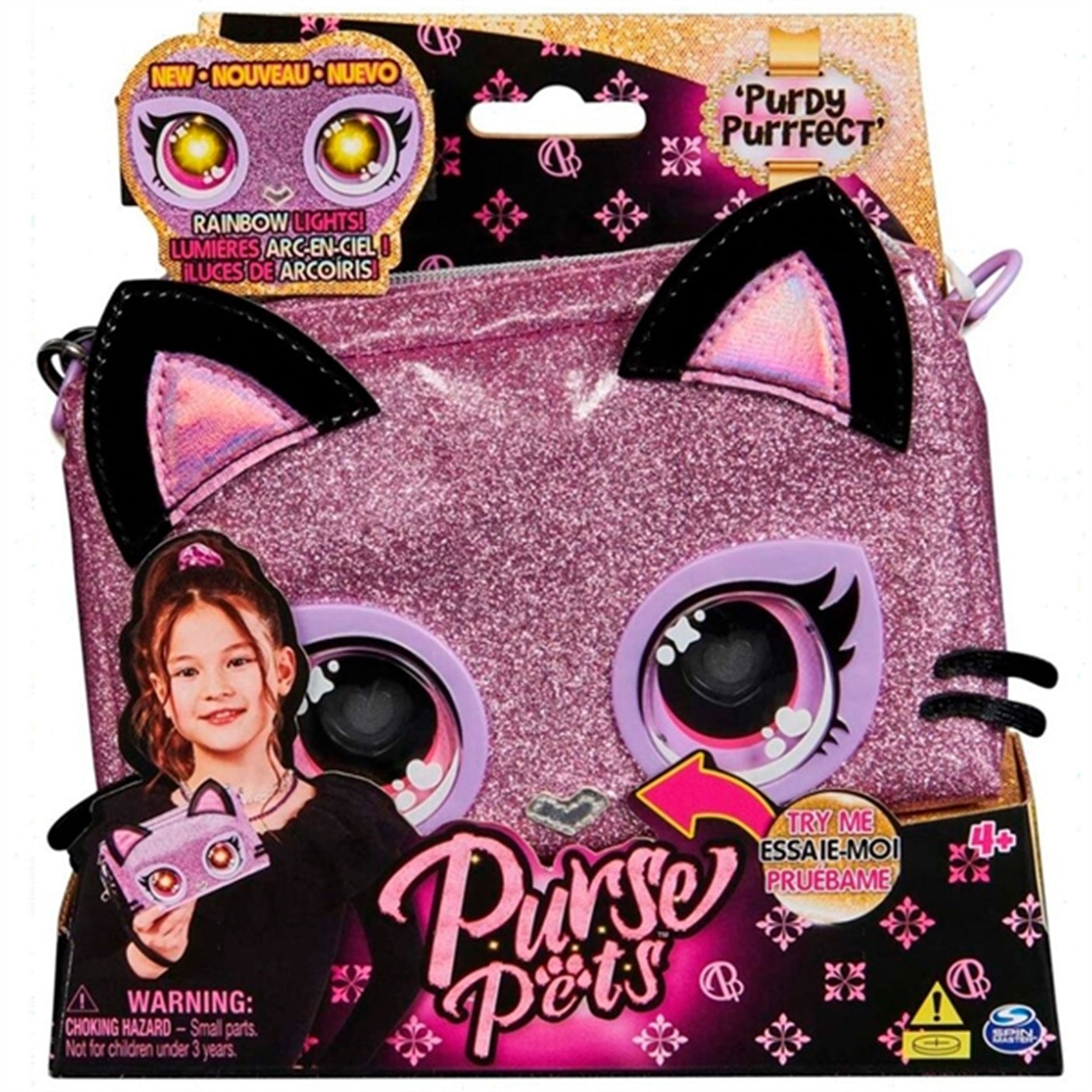 Purse Pets Glitter Wristlet - Kitty