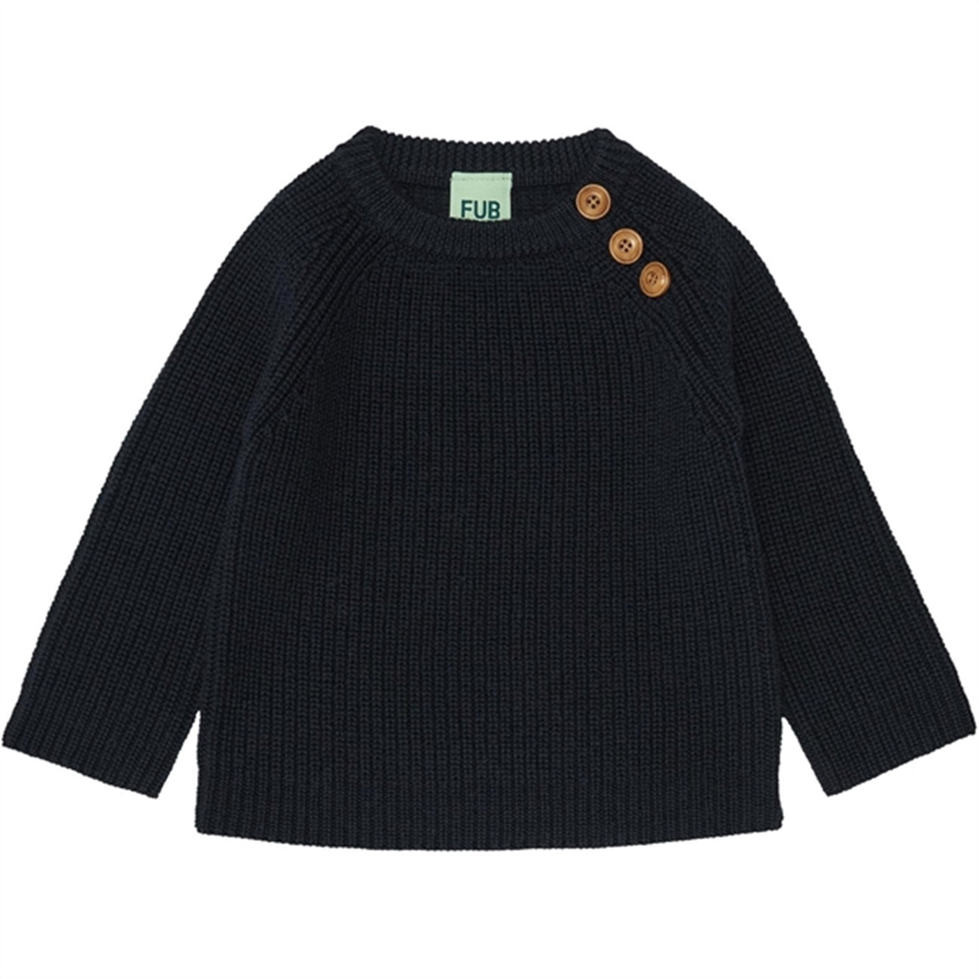 FUB Baby Rib Sweater Dark Navy