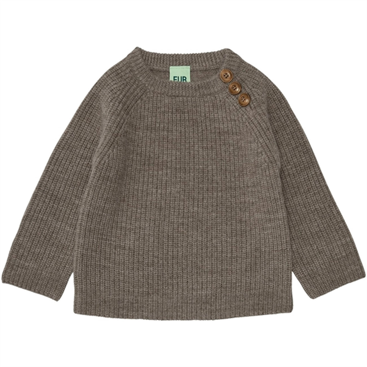 FUB Baby Rib Sweater Beige Melange