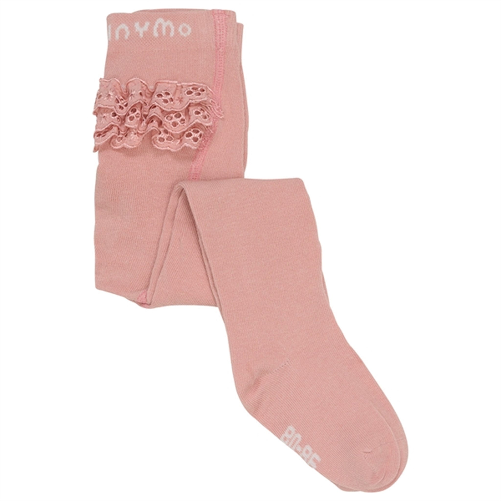 Minymo Rose Cloud Stocking w. Lace NOOS