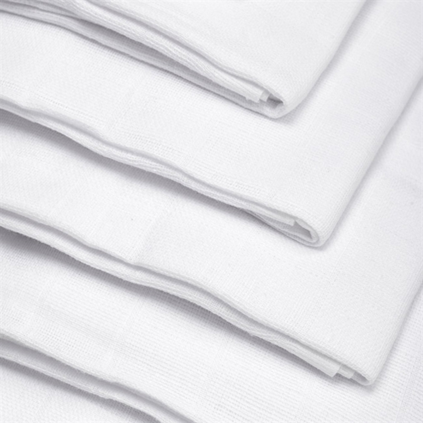 Pippi Muslin Cloths 8-pack Brilliant White
