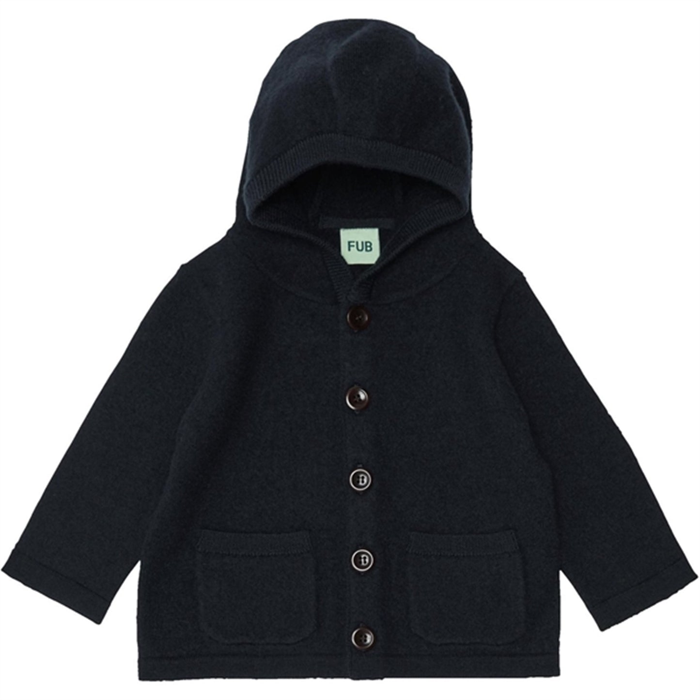FUB Baby Felted Jacket Dark Navy