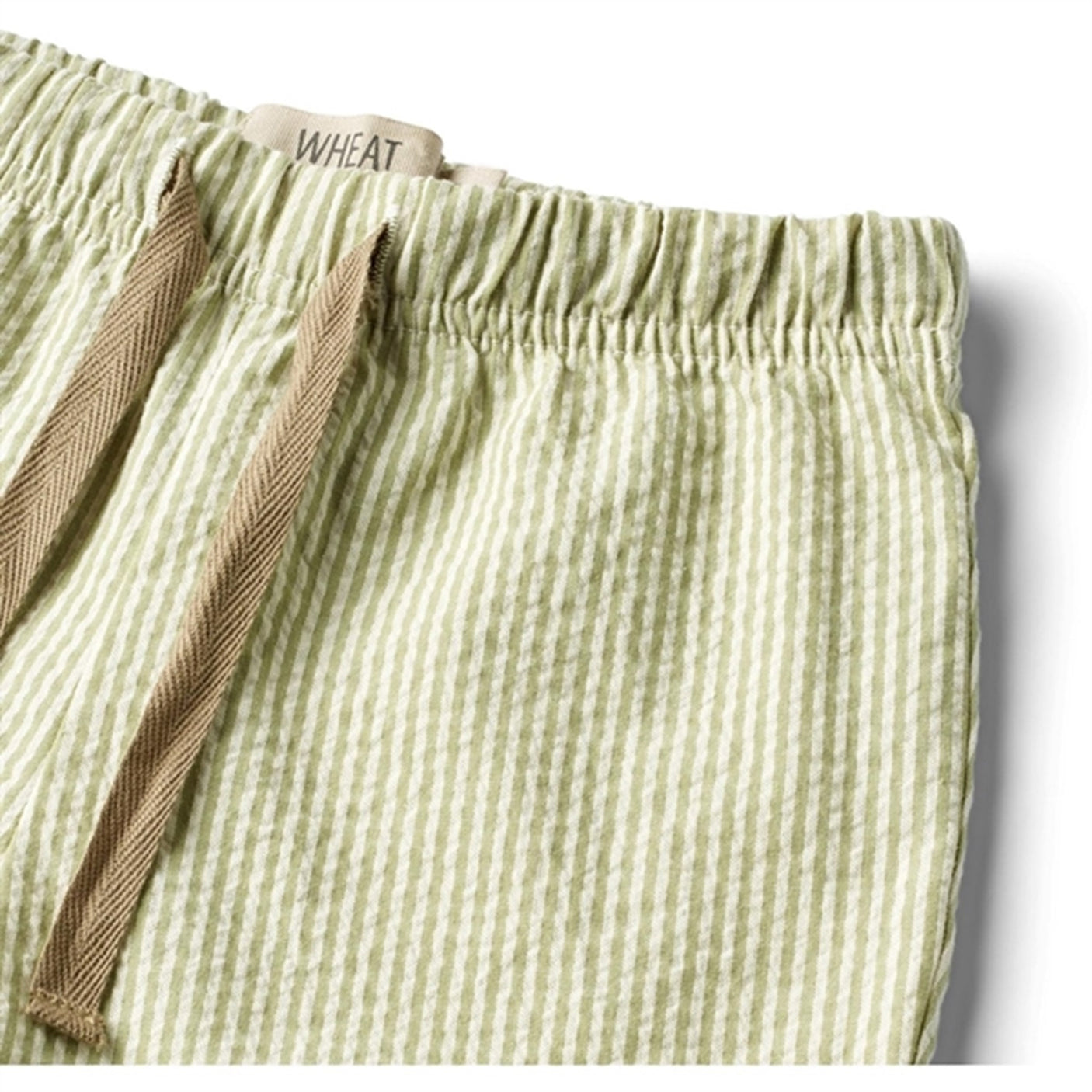 Wheat Green Stripe Shorts Milton