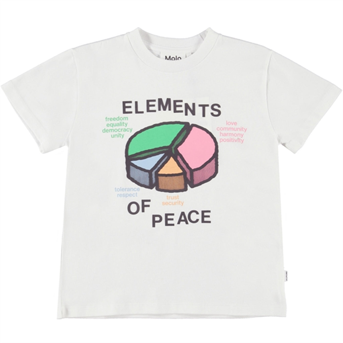 Molo Peace Chart Roxo T-shirt