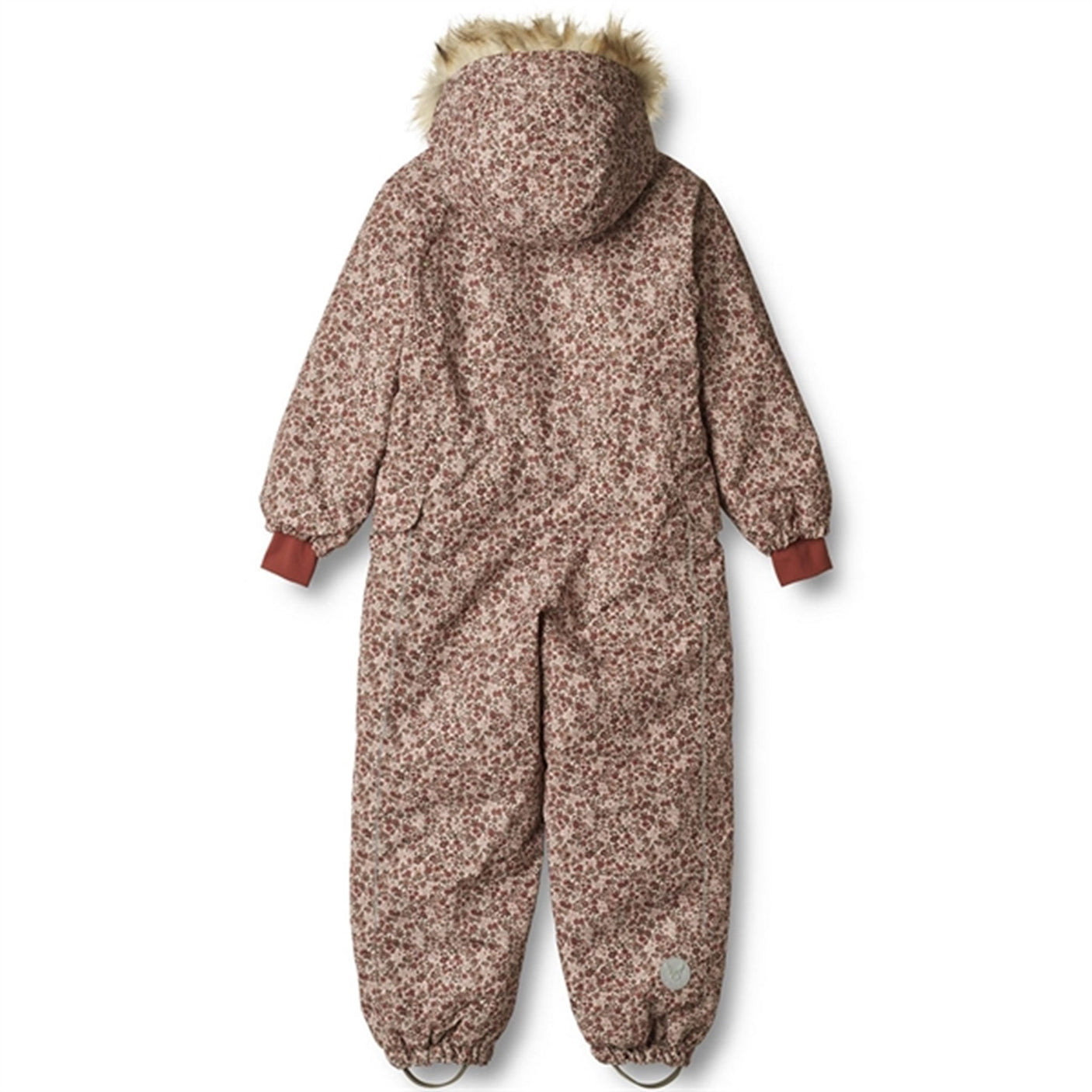 Wheat Snowsuit Moe Tech Rose Dust Flowers