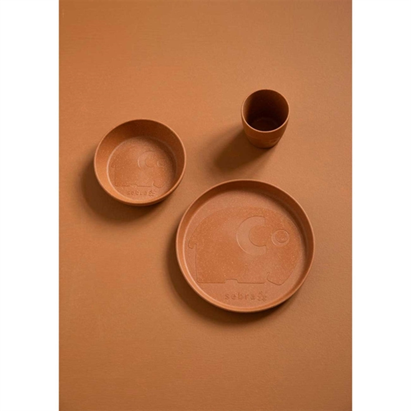 Sebra Mums Plates Dark Amber 2