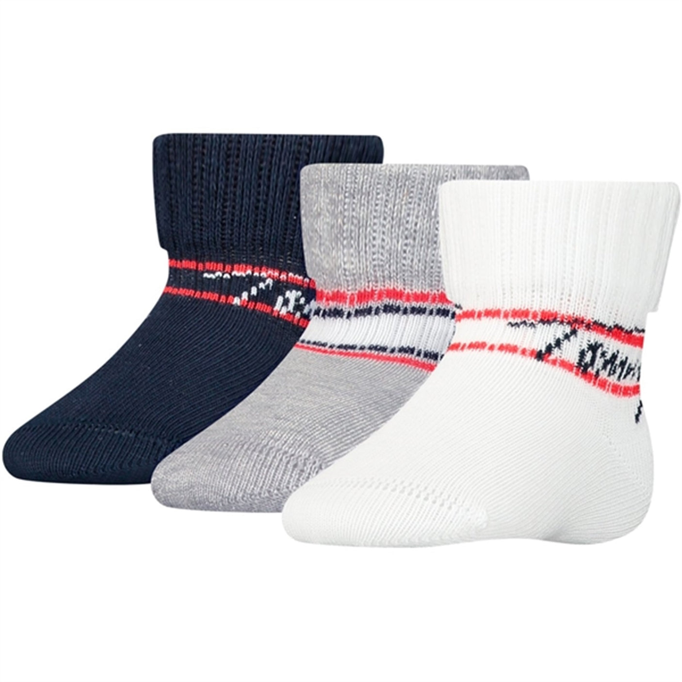 Tommy Hilfiger Baby Newborn Socks 3-Pack Giftbox Tommy Original