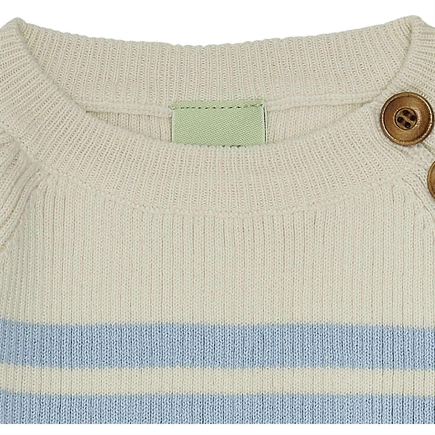 FUB Baby Sweater Ecru/Glacier