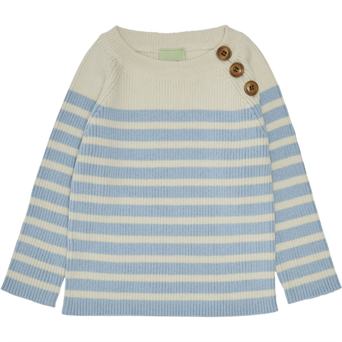 FUB Baby Sweater Ecru/Glacier