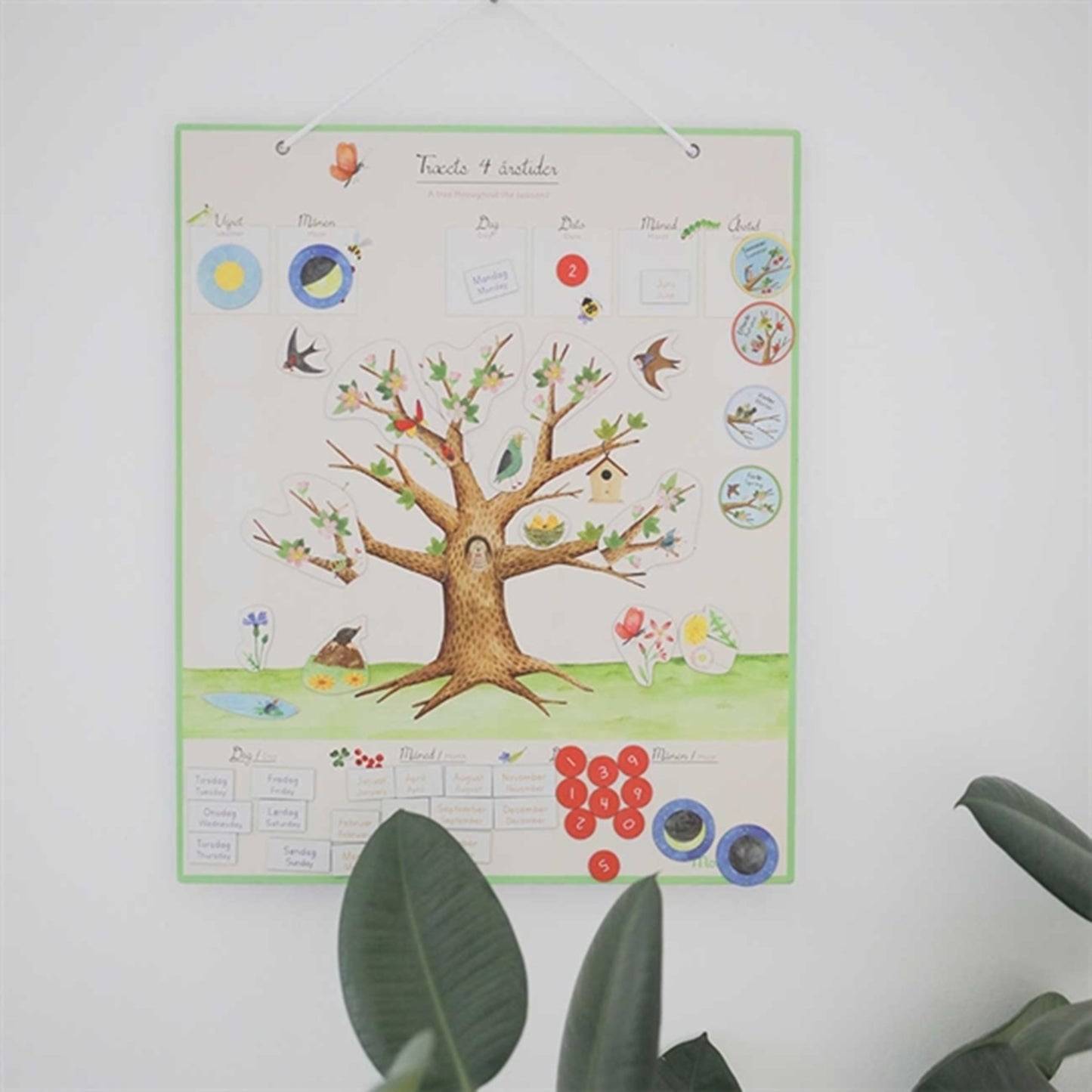 Moulin Roty Magnetic Calendar - The Seasons