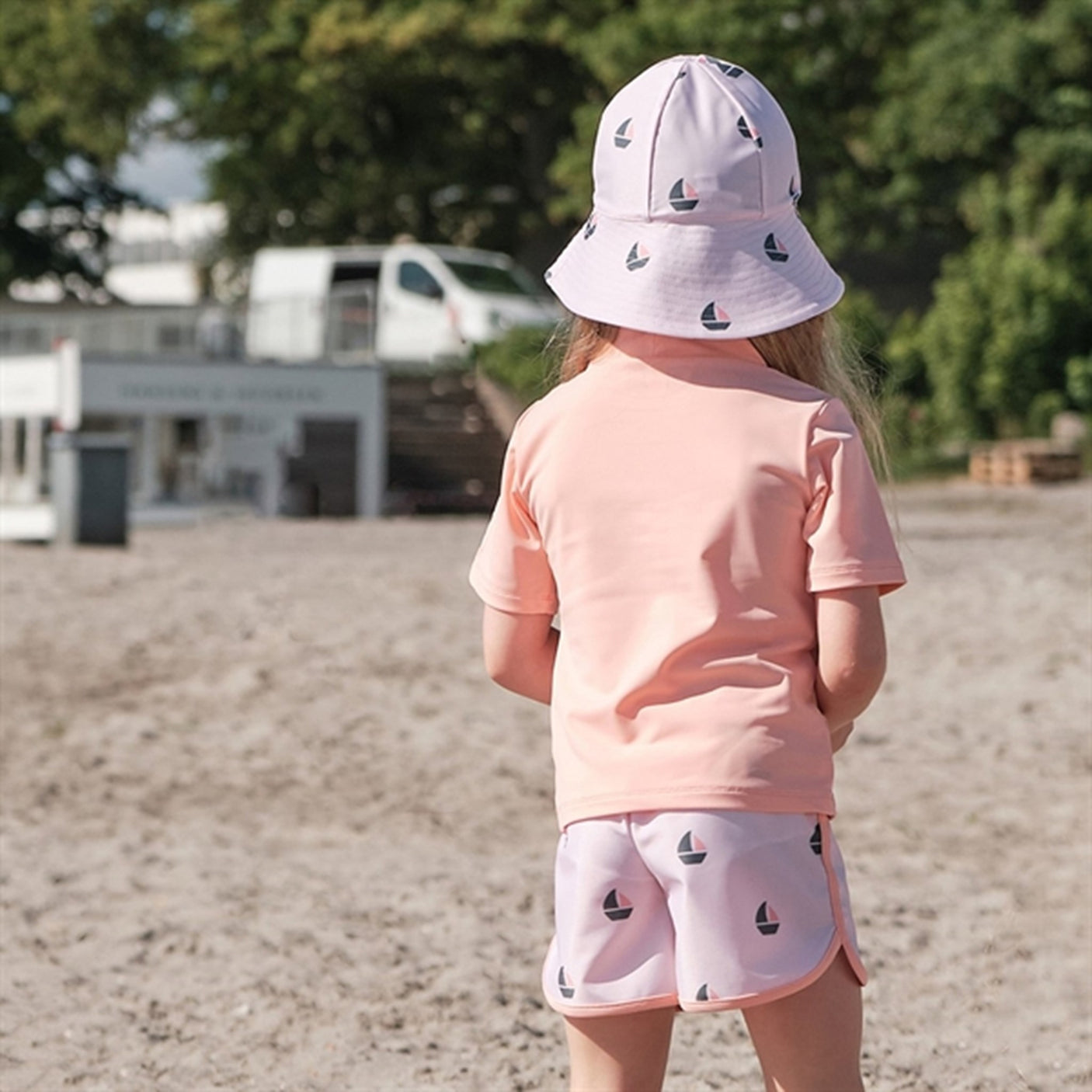 Petit Crabe Rose Boat Alexa Swim Shorts