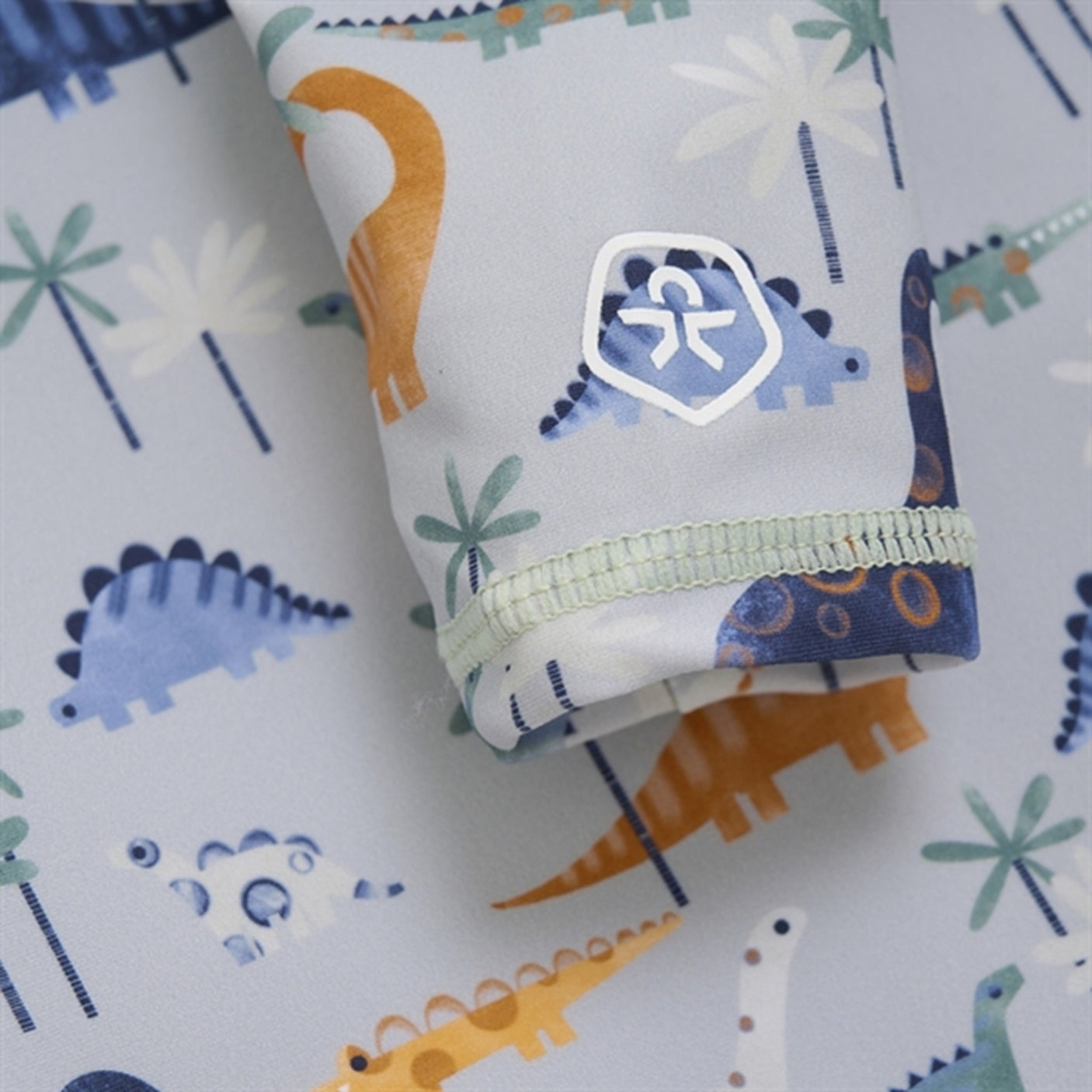 Color Kids Swimsuit AOP Puritan Gray