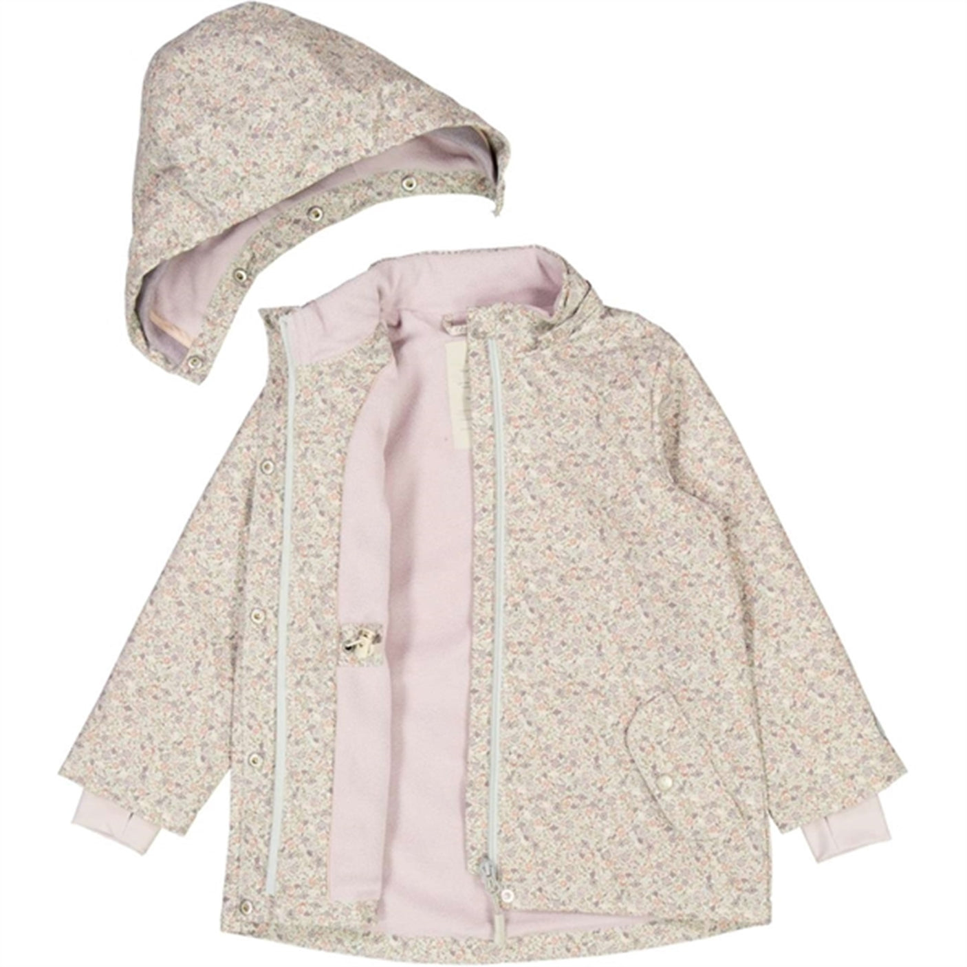 Wheat Jacket w. Fleece Gry Tech Highrise Flowers
