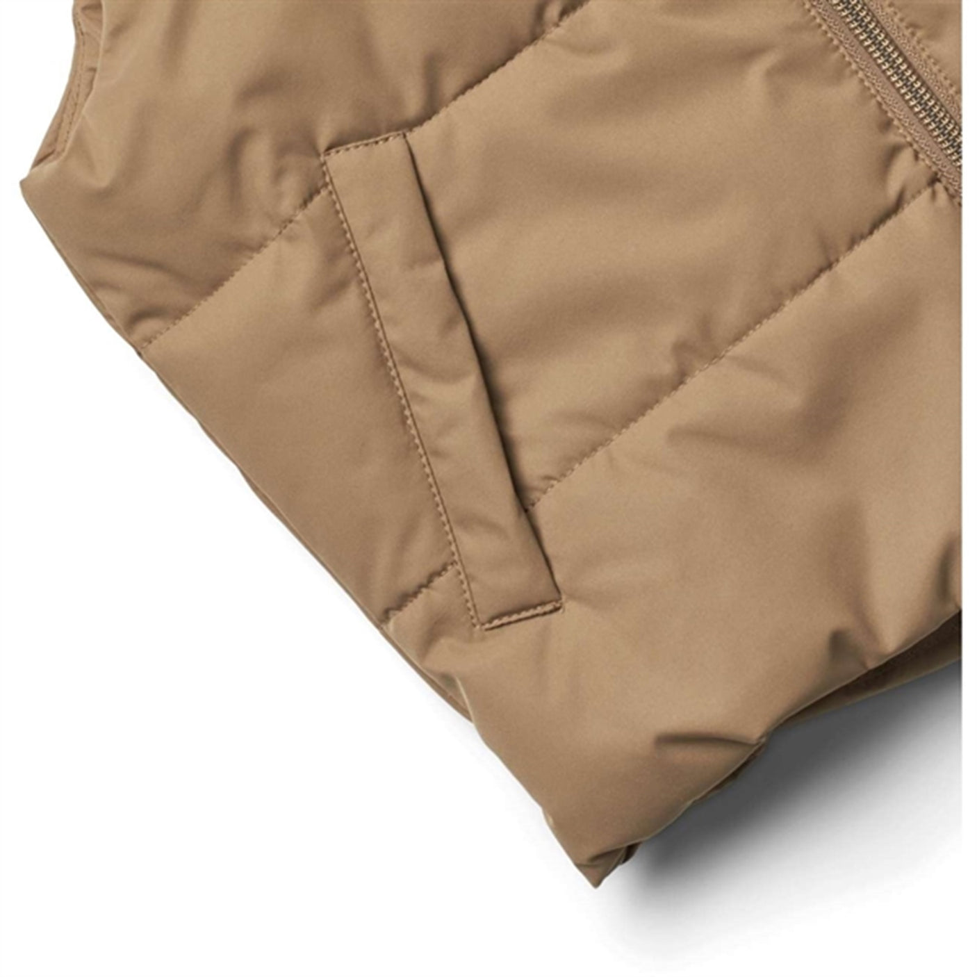 Wheat Vest Andre Summer Puffer Golden Brown