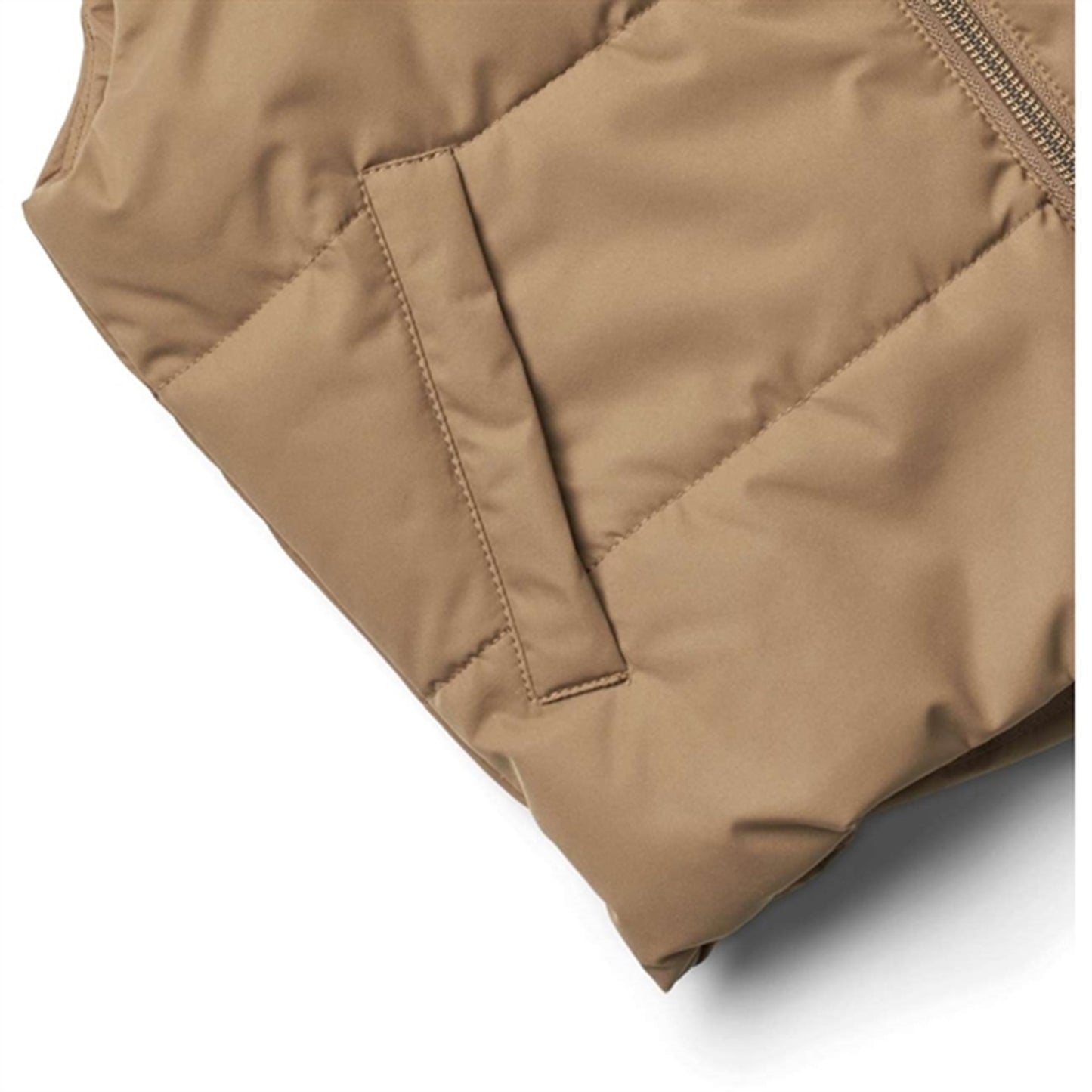 Wheat Vest Andre Summer Puffer Golden Brown