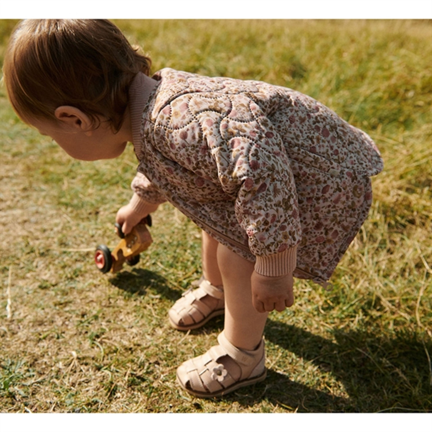 Wheat Thermo Watercolor Flora Jacket Loui