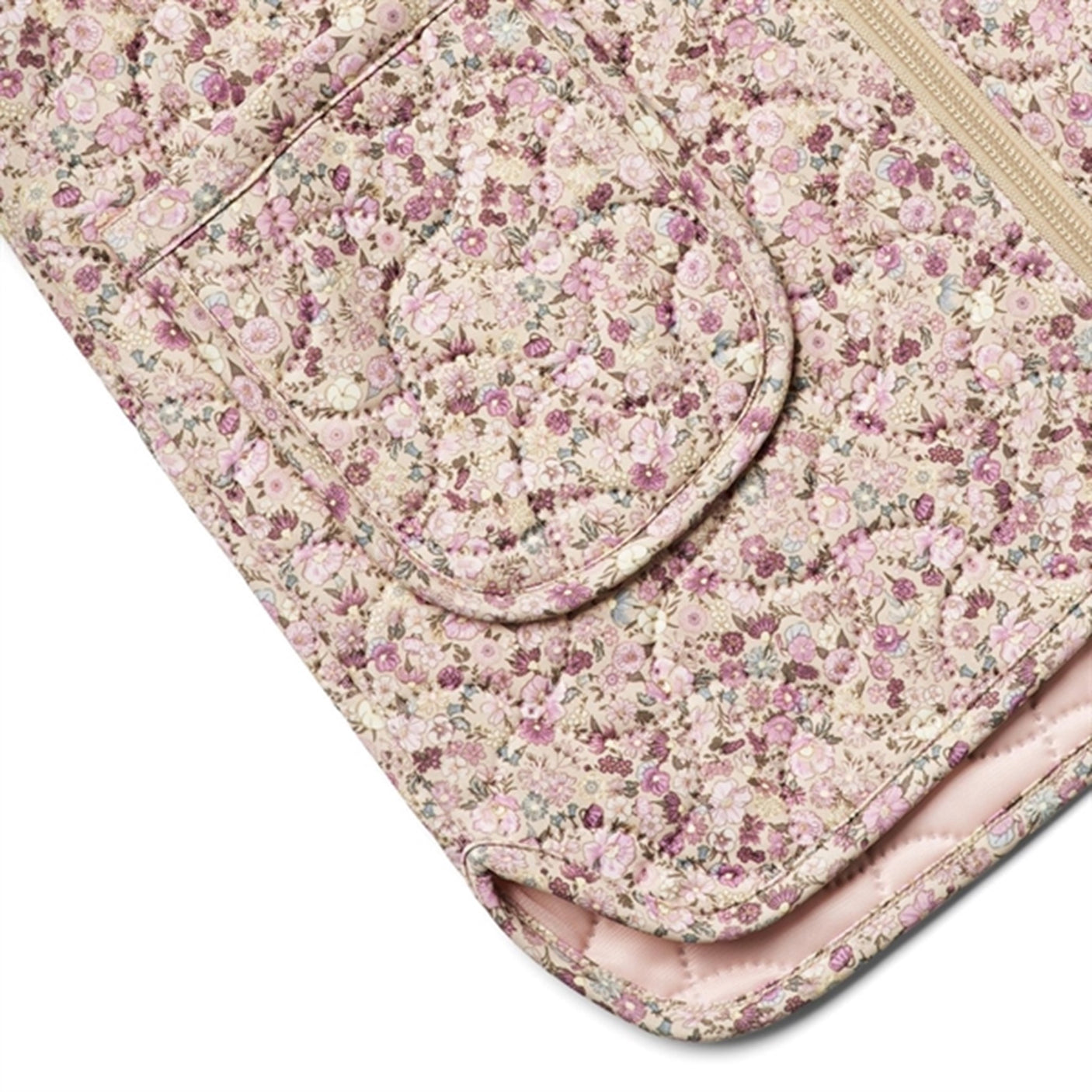 Wheat Thermo Clam Multi Flowers Jacket Herta