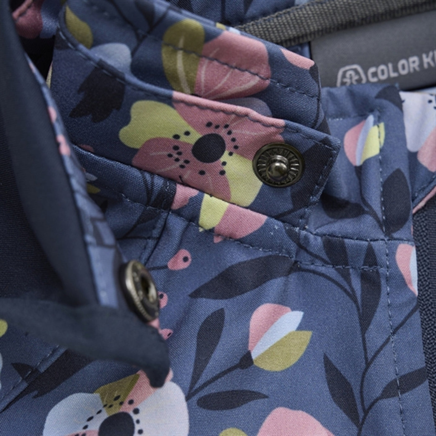 Color Kids Softshell Jacket AOP Foxglove